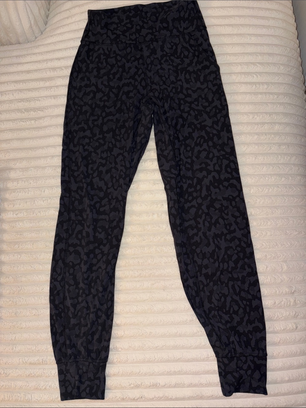 lululemon athletica Black Subtle Animal-Print Joggers